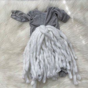 Infant "mop" halloween outfit - 9 months